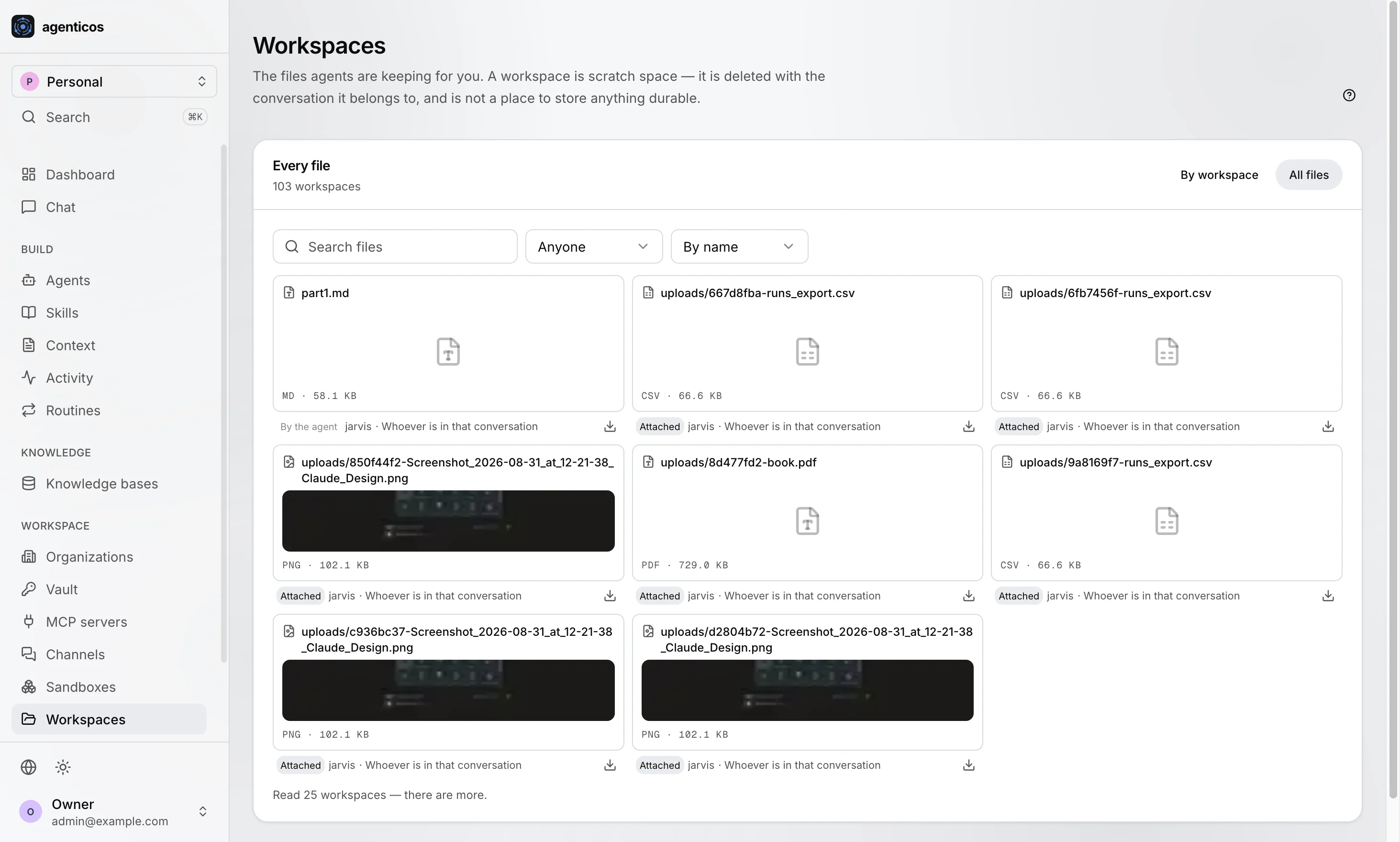 Workspaces