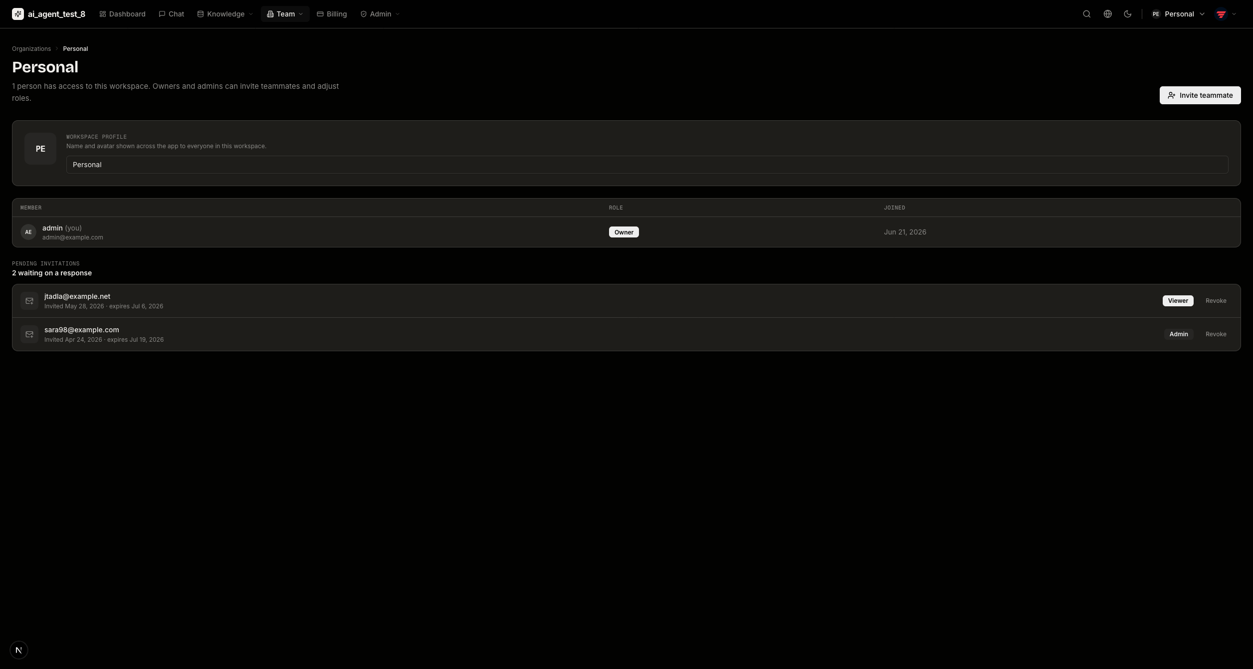Organization — dark